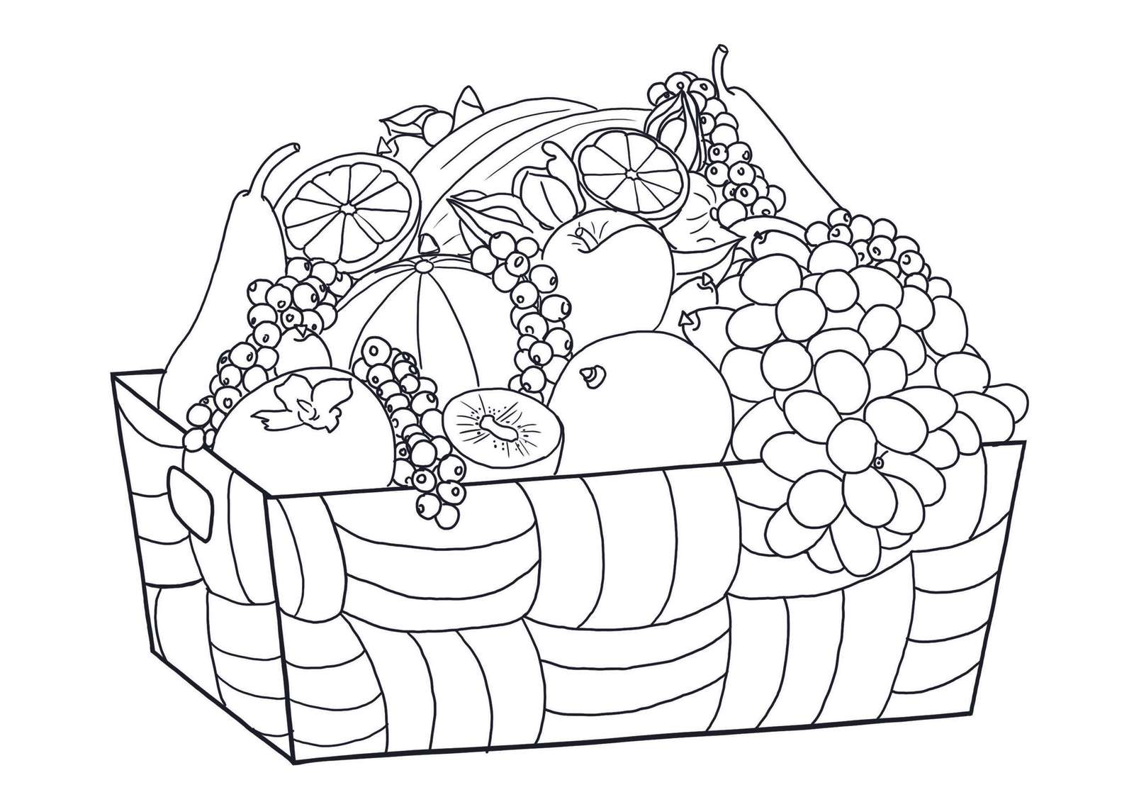 Buah-buahan puzzle online da foto