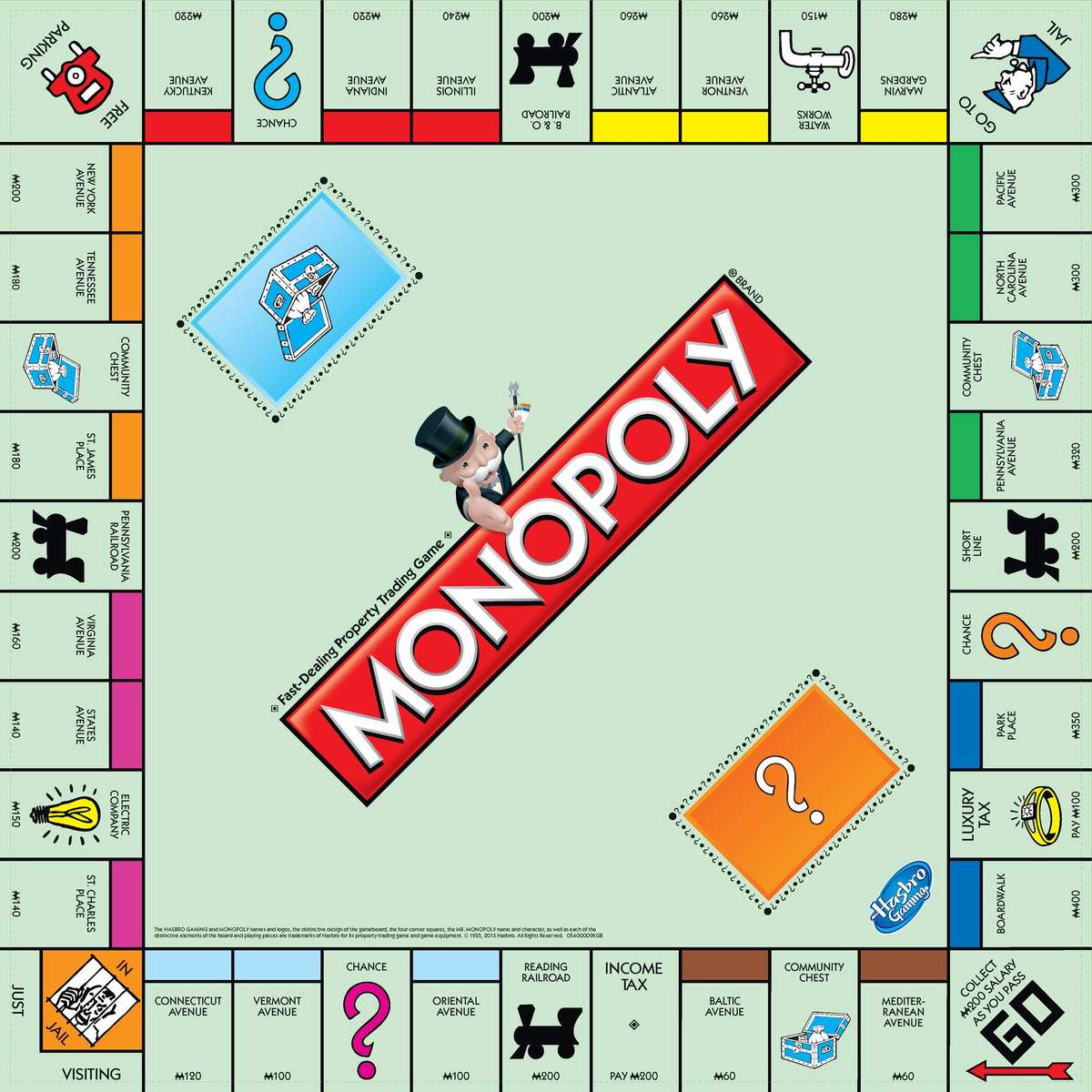 Tablero de monopolio rompecabezas en línea