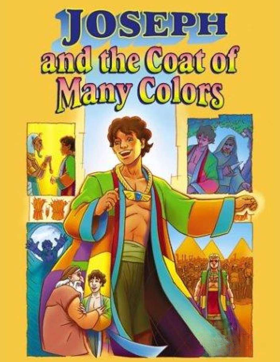 Joseph și haina cu multe culori puzzle online din fotografie