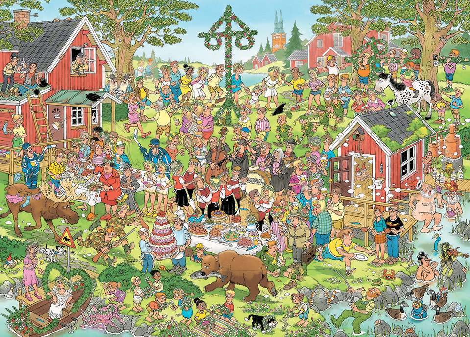 Jan van Haasteren Festival di mezza estate puzzle online