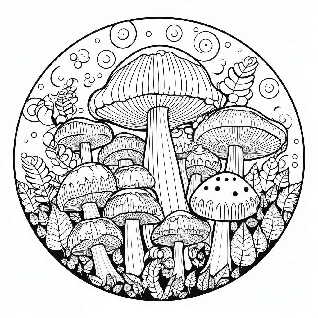 Mushroom online puzzle
