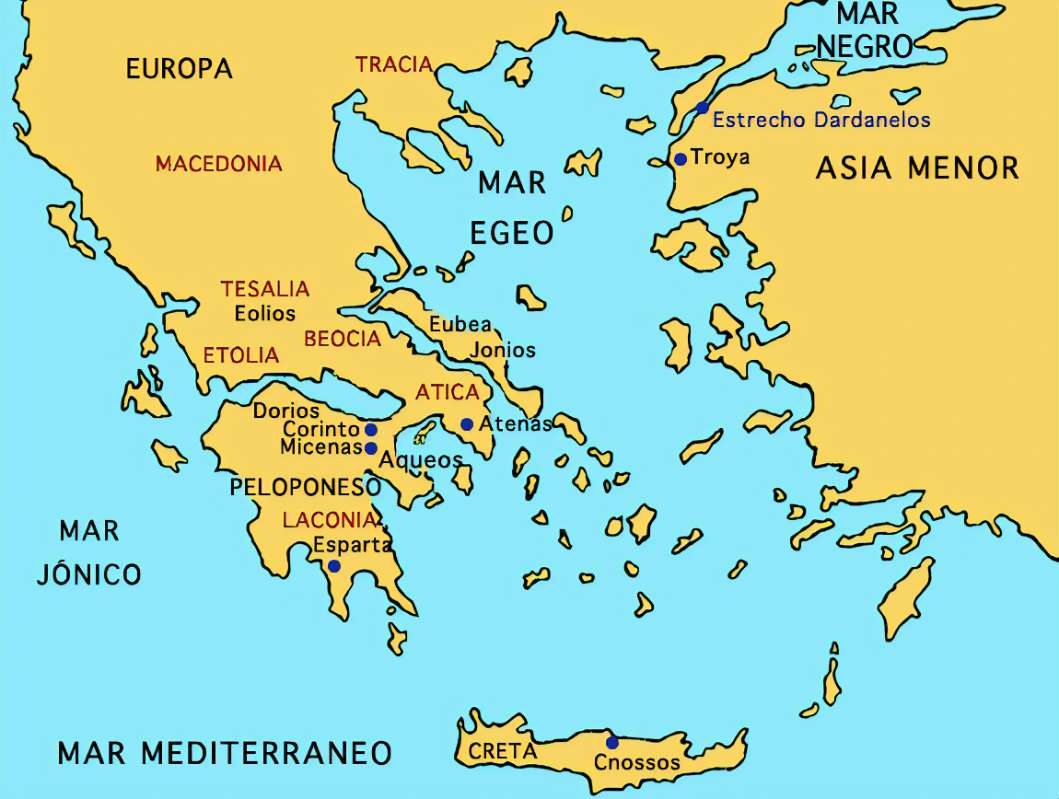 Griekse locatie puzzel online van foto