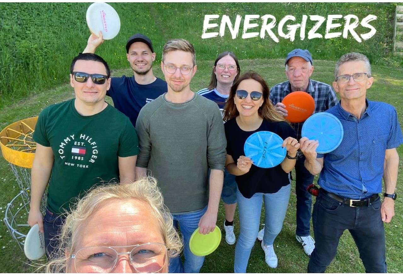 Teamspaß 6 Energizer Online-Puzzle vom Foto