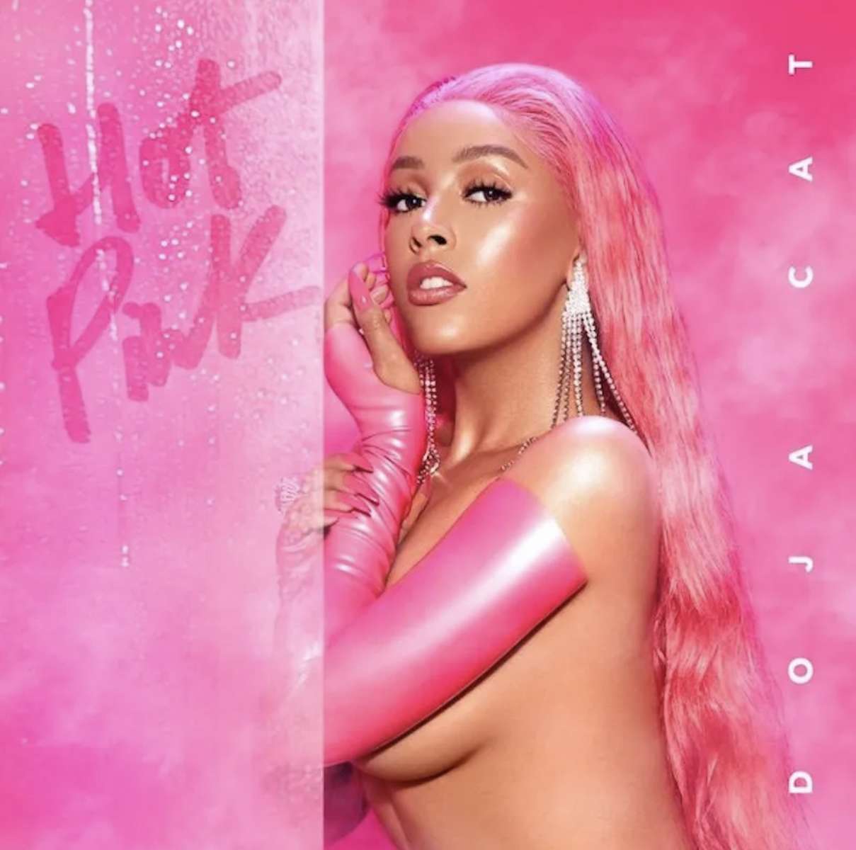 Doja Cat, rózsaszín album online puzzle