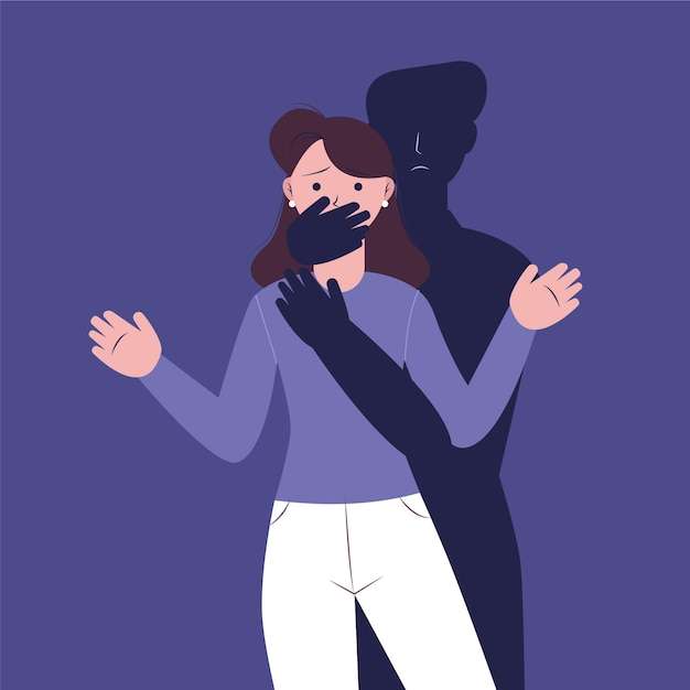 Geschlechtsspezifische Gewalt Online-Puzzle vom Foto
