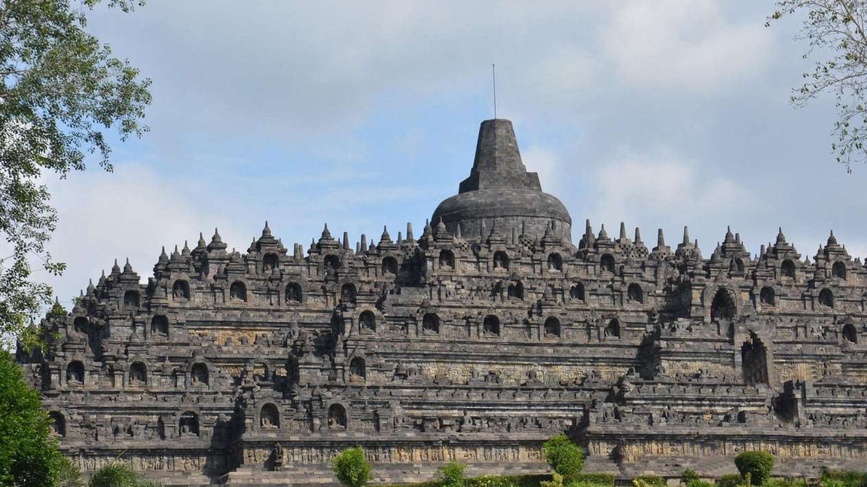 Borobudur Online-Puzzle vom Foto