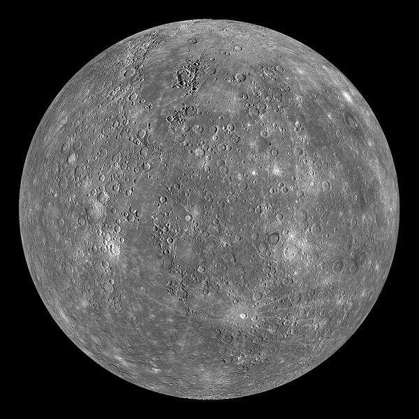 Planeta Merkur puzzle online z fotografie