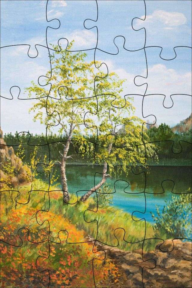 Quebra-cabeça da natureza. puzzle online a partir de fotografia