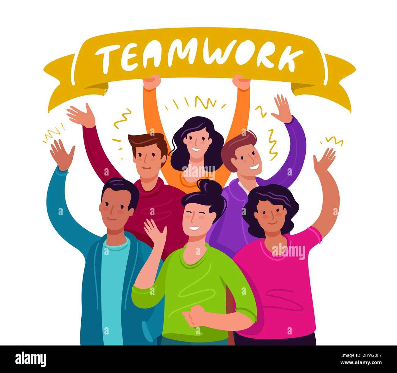 Teamwerk online puzzel