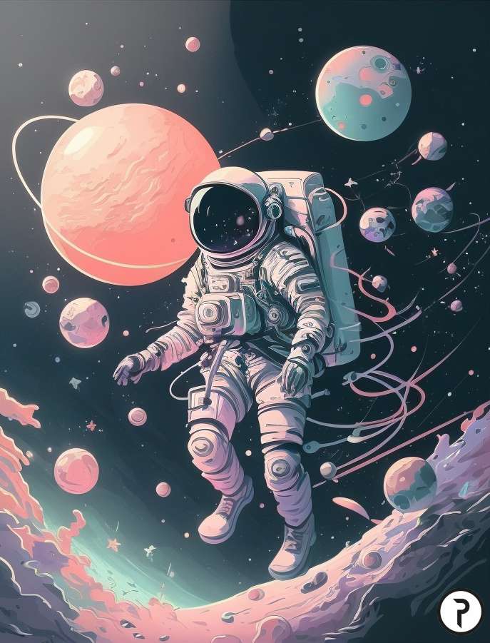 Astronaut puzzle online