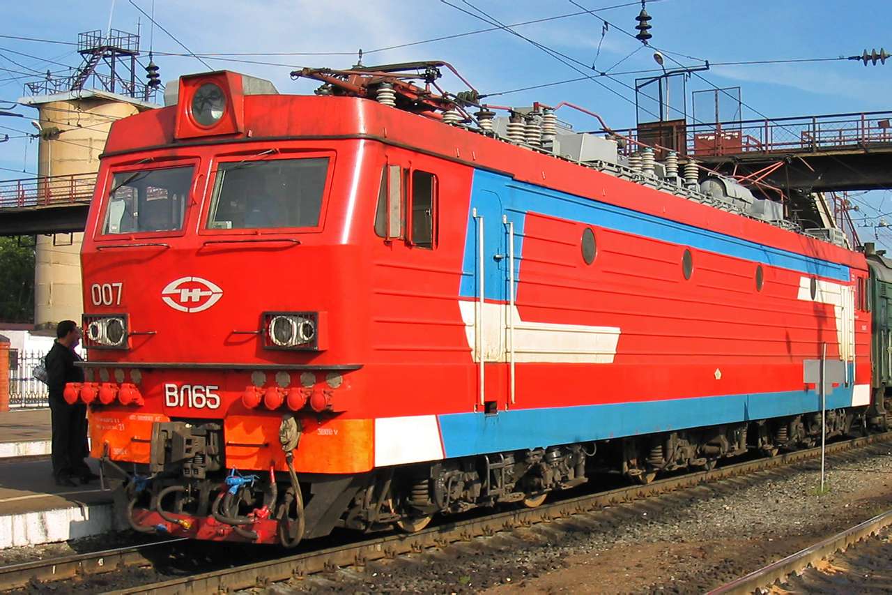 Russian Railways locomotives puzzle online from photo