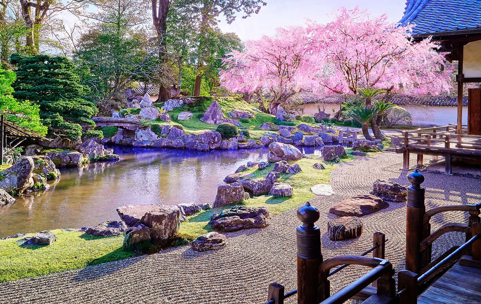 Zen lângă apă puzzle online din fotografie