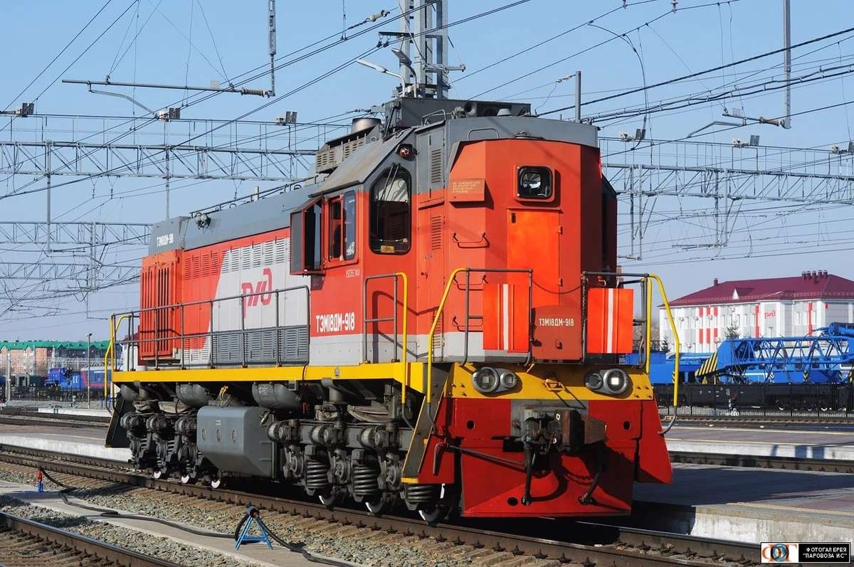 Diesellokomotive RZD Online-Puzzle