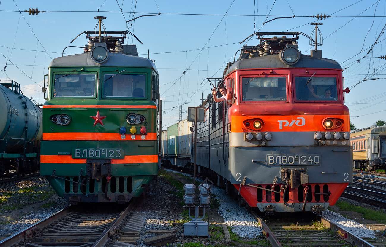 locomotivas elétricas da Russian Railways puzzle online