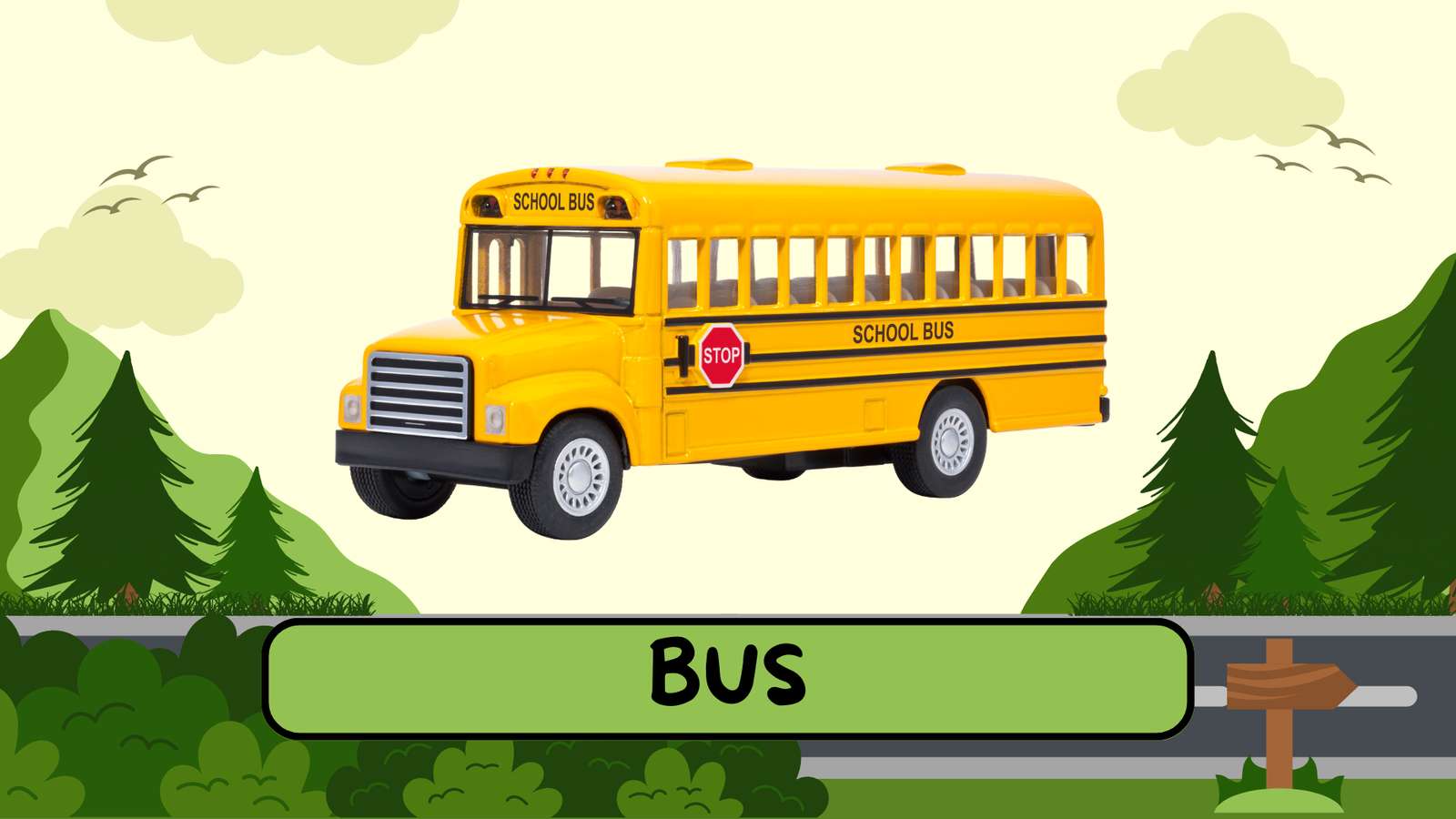 バス。 11 写真からオンラインパズル