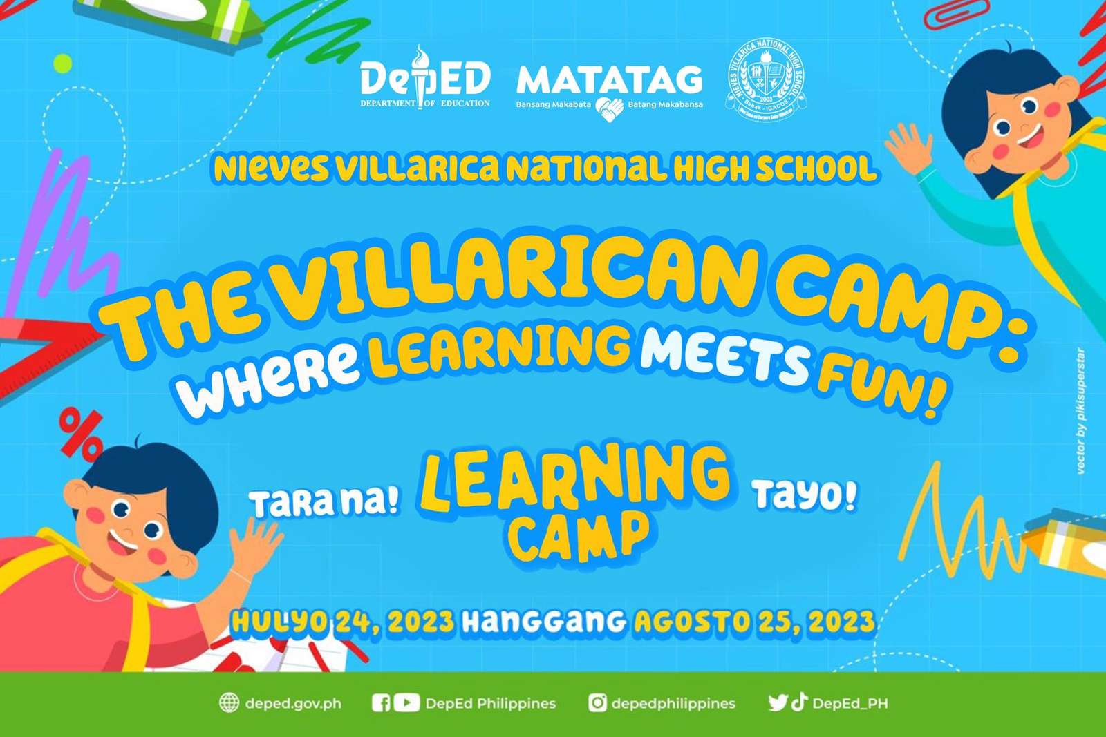 DEN 1 - Villarican Learning Camp puzzle online z fotografie