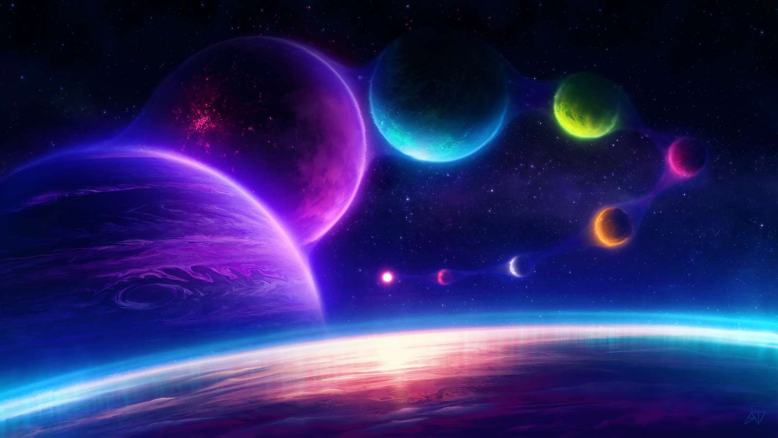 Planeten-Puzzle Online-Puzzle