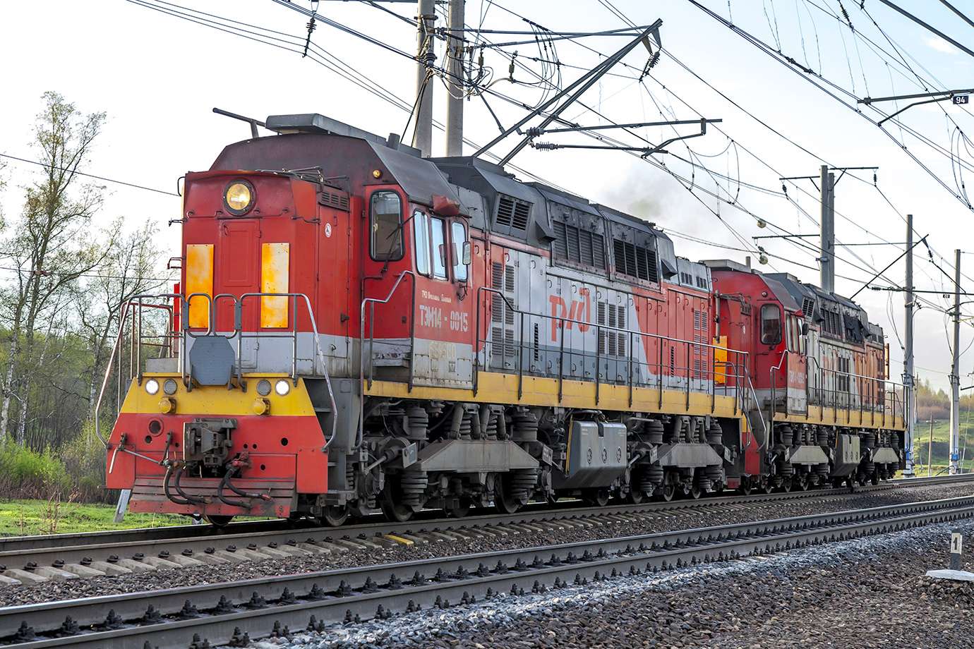diesellocomotieven van de Russische Spoorwegen online puzzel