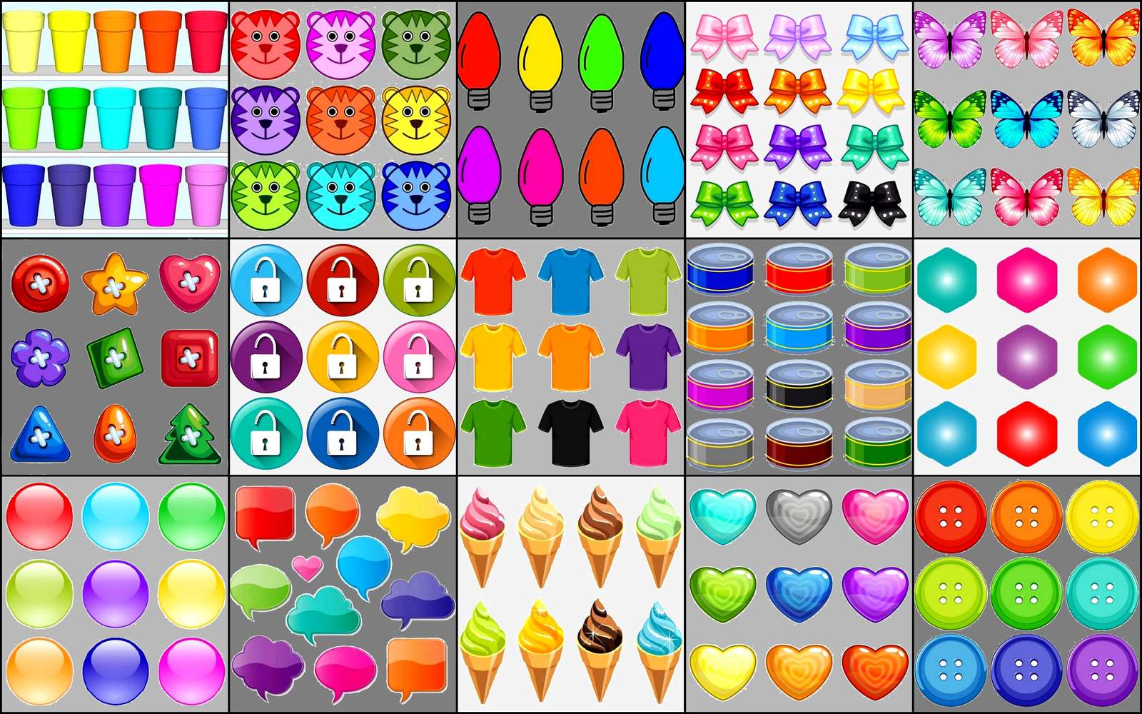 Colorful puzzle online from photo