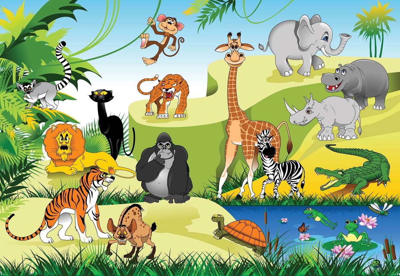 Picture of Animals puzzle online from photo