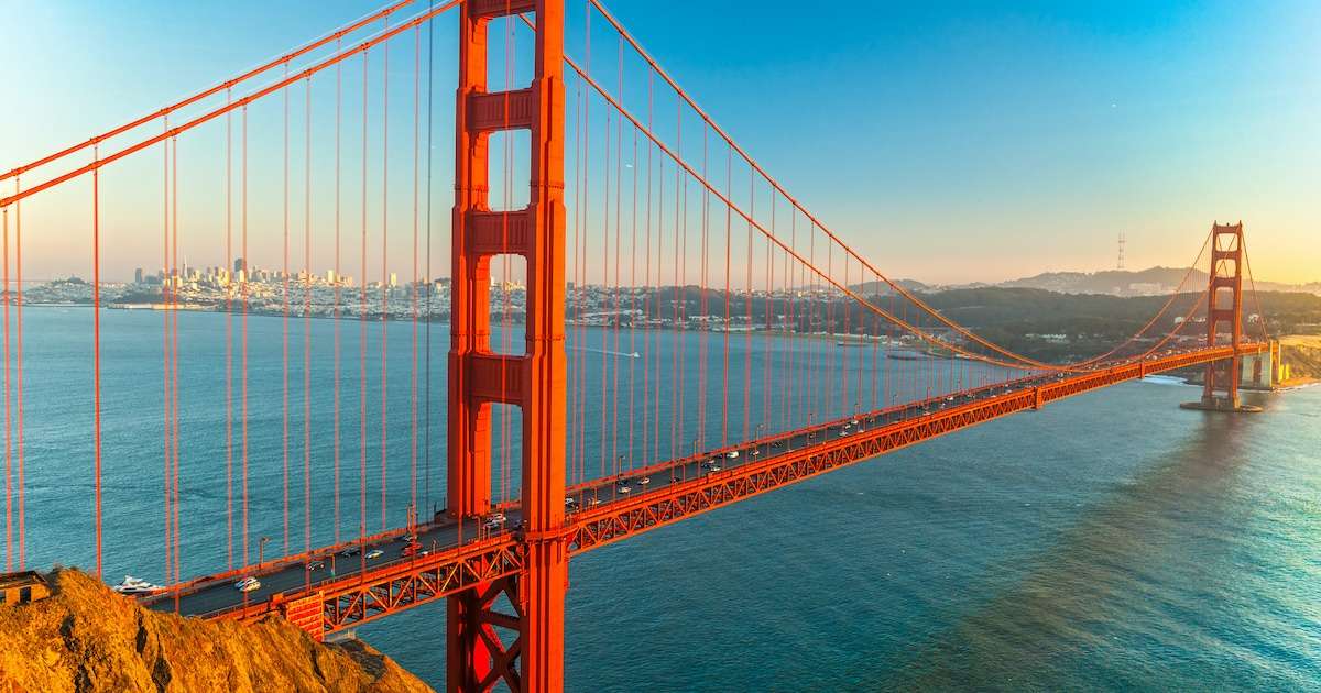 Γέφυρα του Σαν Φρανσίσκο παζλ online από φωτογραφία