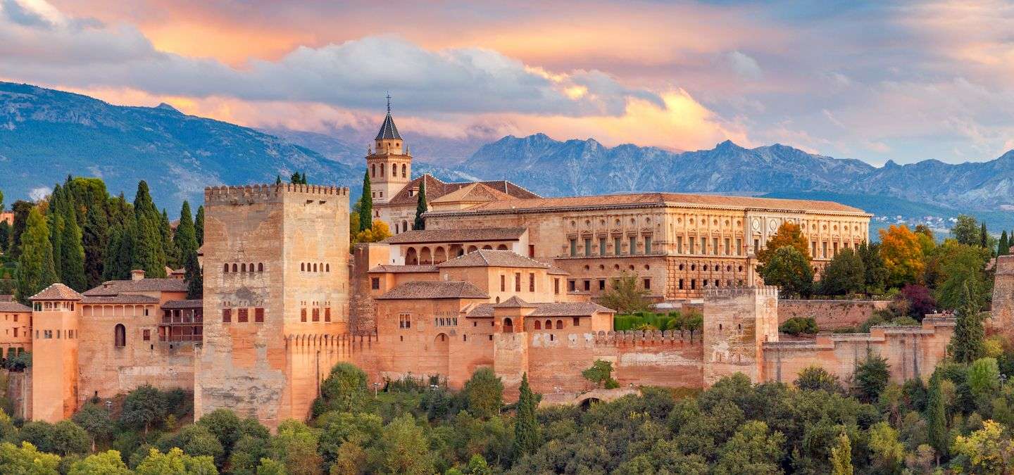 Alhambra, Španělsko puzzle online z fotografie