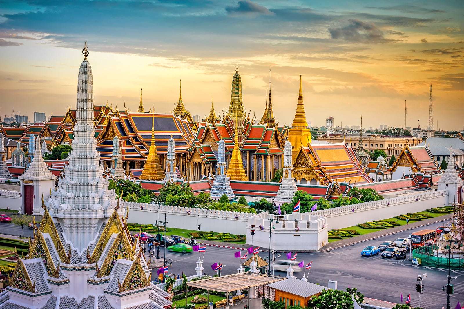 Grand Palace, Thailand pussel online från foto