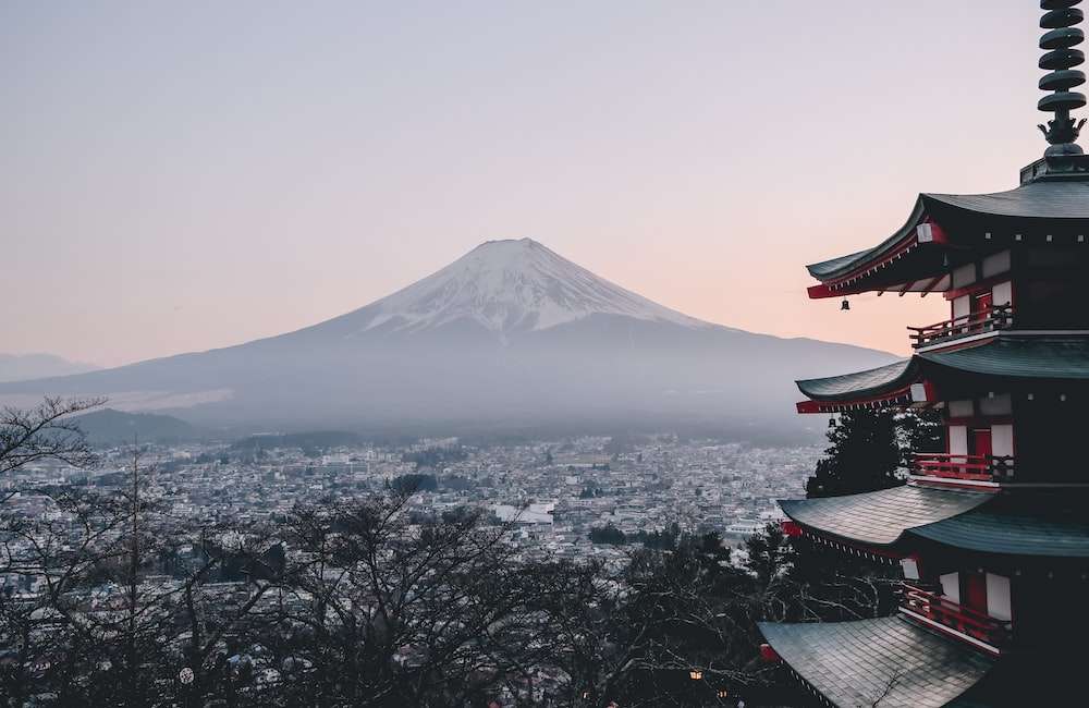 Fuji-hegy, Japán puzzle online fotóról