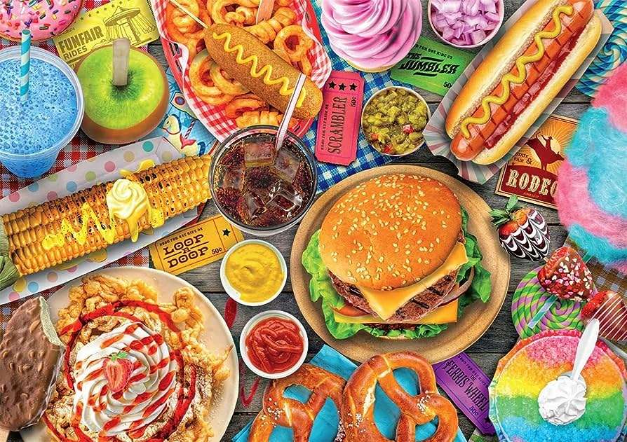 quebra-cabeça de hambúrguer puzzle online