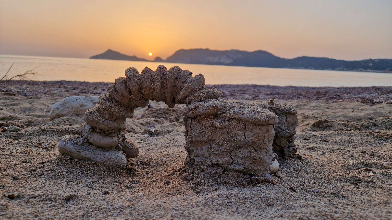 Πέτρες ήλιος παζλ online από φωτογραφία