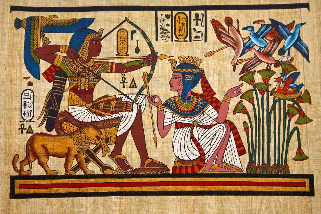 arte egípcia puzzle online a partir de fotografia