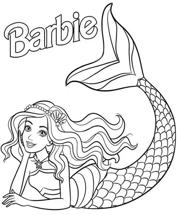 Mořská panna barbie online puzzle