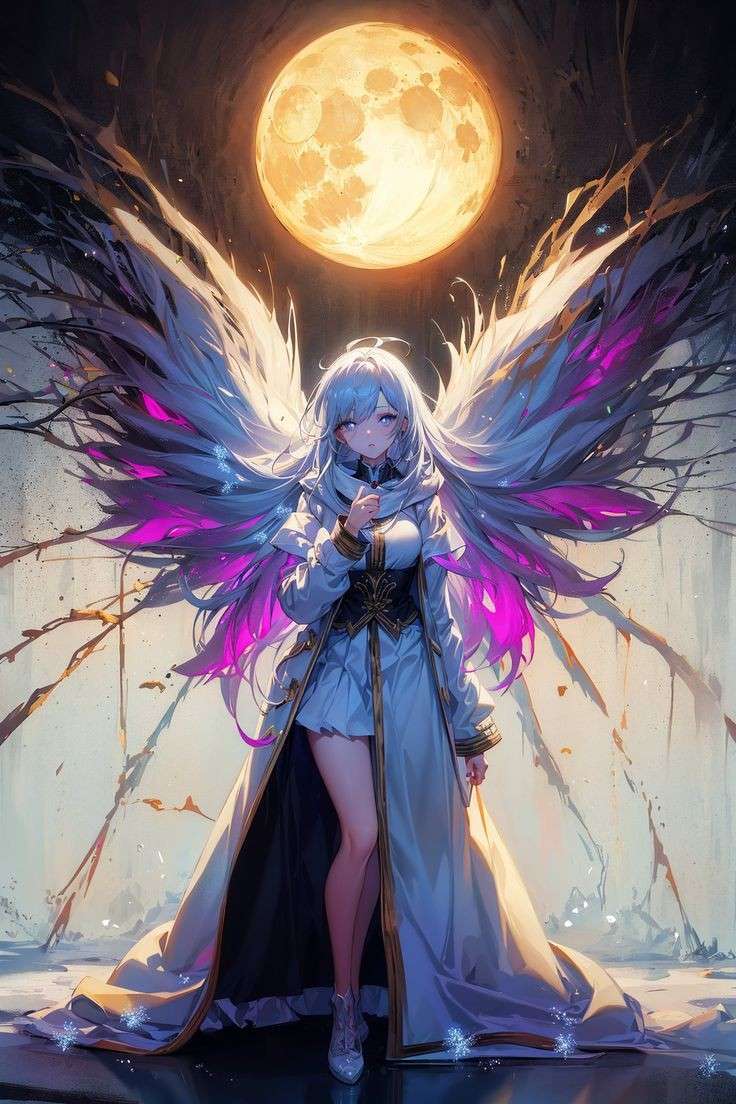 Angel/Moonlight puzzle online from photo