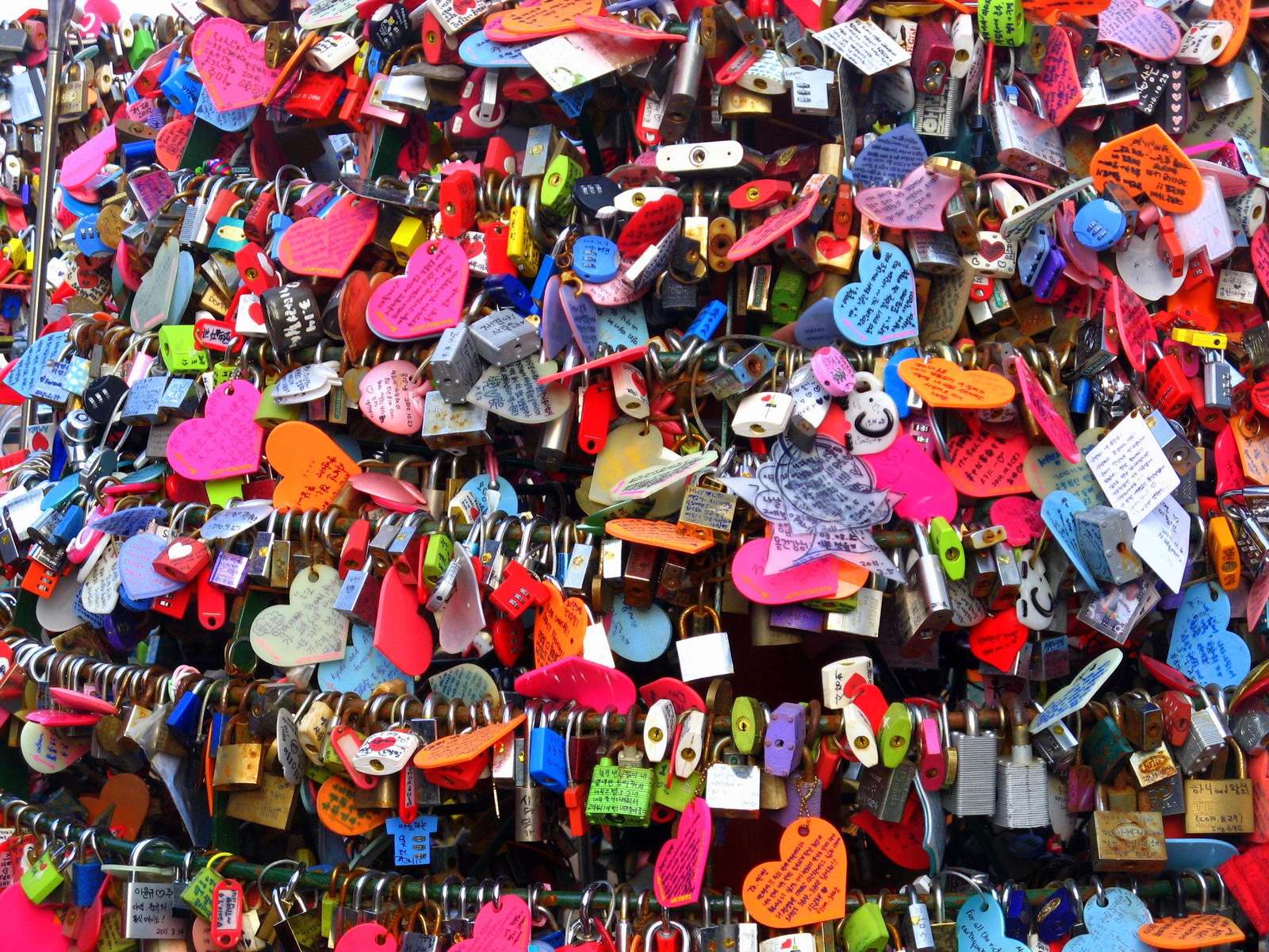 Just the Love Locks puzzle online from photo