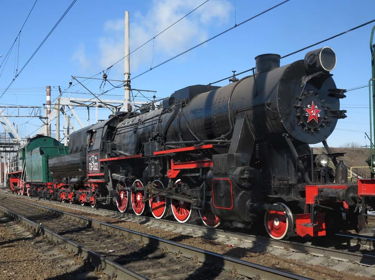 Lokomotive UdSSR Online-Puzzle