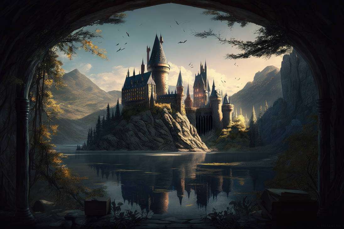 Hogwarts hantverk pussel online från foto