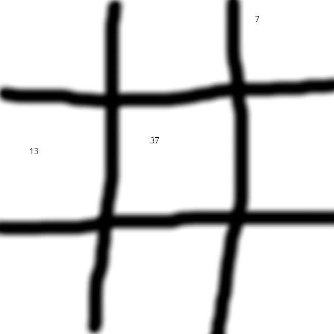 Magický čtverec 111 puzzle online z fotografie
