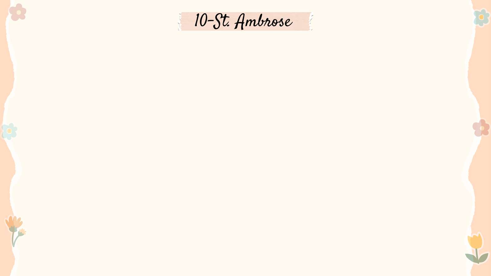 10-St. Ambrose online puzzle