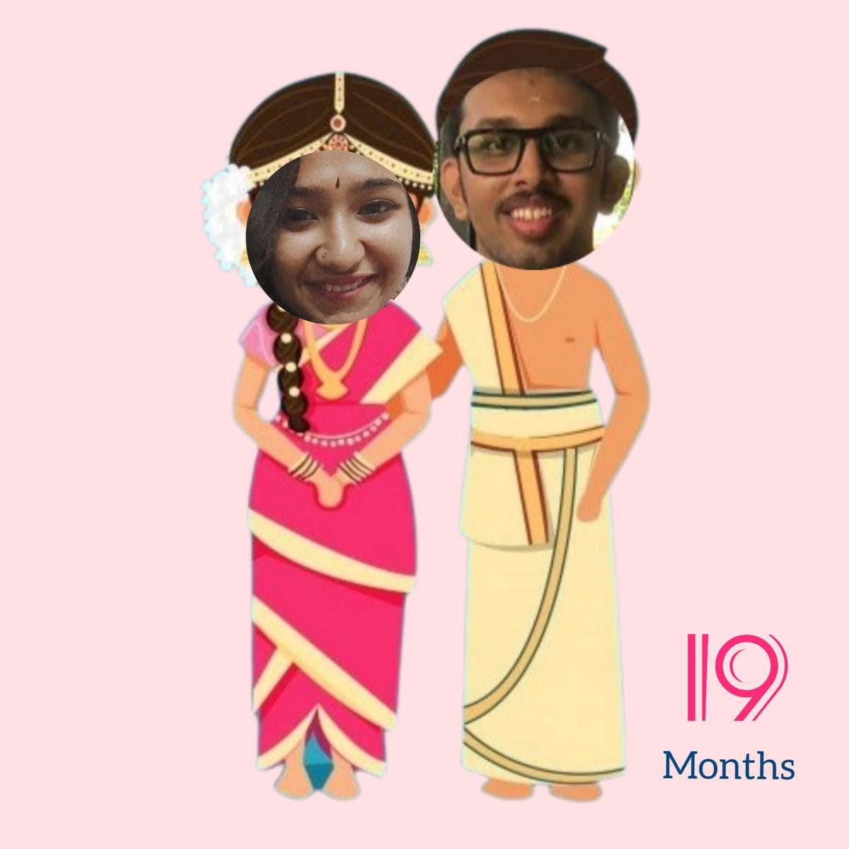 Glada 19 månader Mr. Shashwath! Pussel online