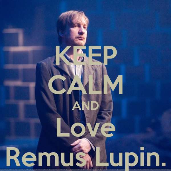 Håll dig lugn och älska Remus Lupin pussel online från foto