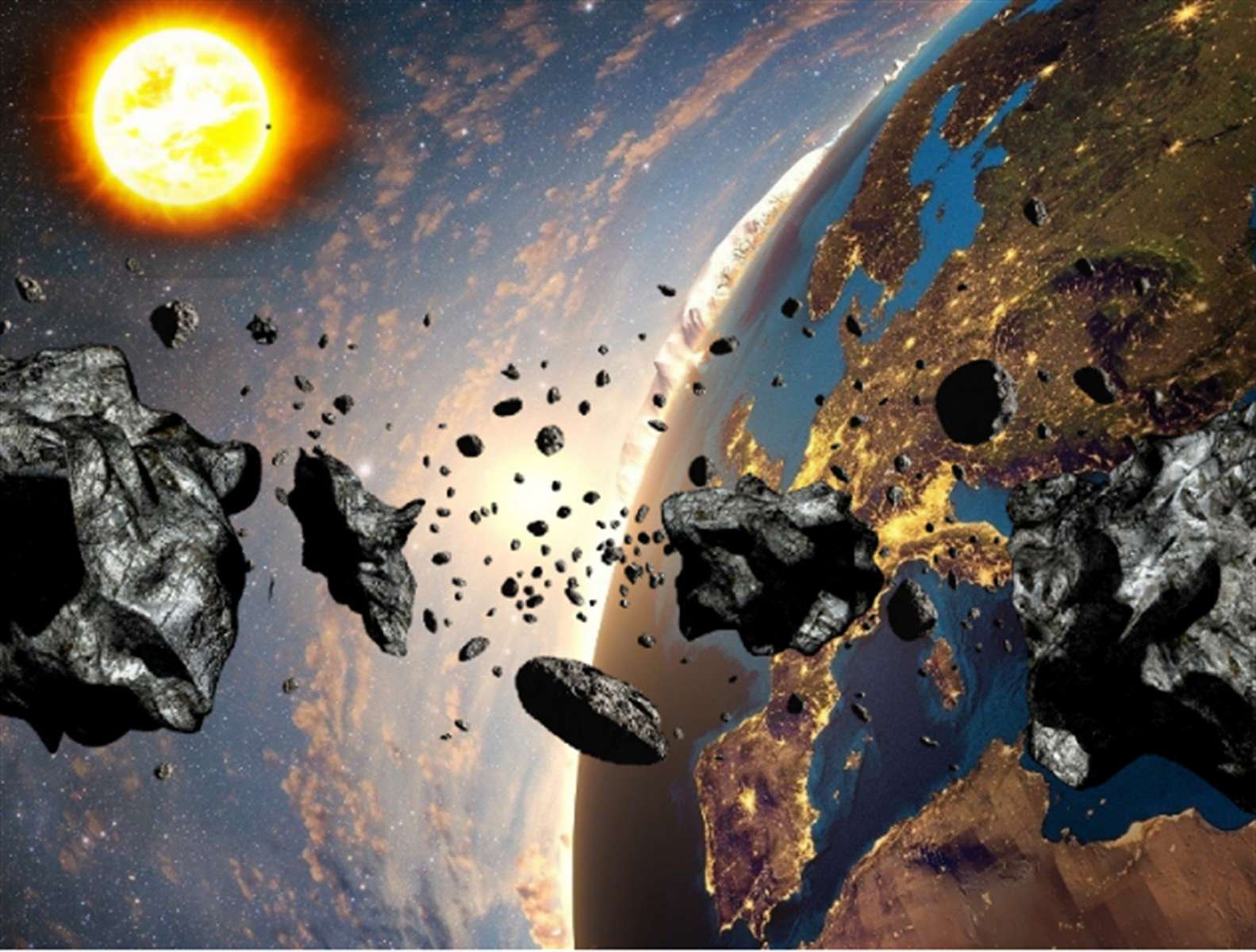 asteroide rompecabezas en línea