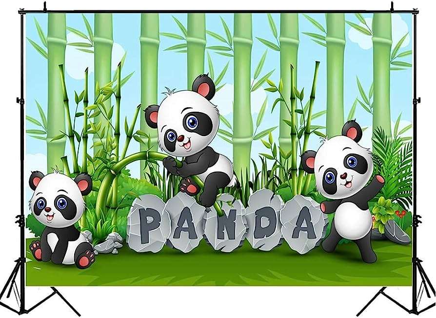 Pandas-Puzzle Online-Puzzle vom Foto