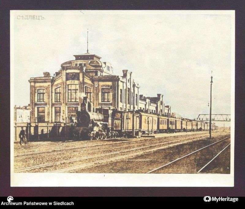 Railway station in Siedlce online puzzle