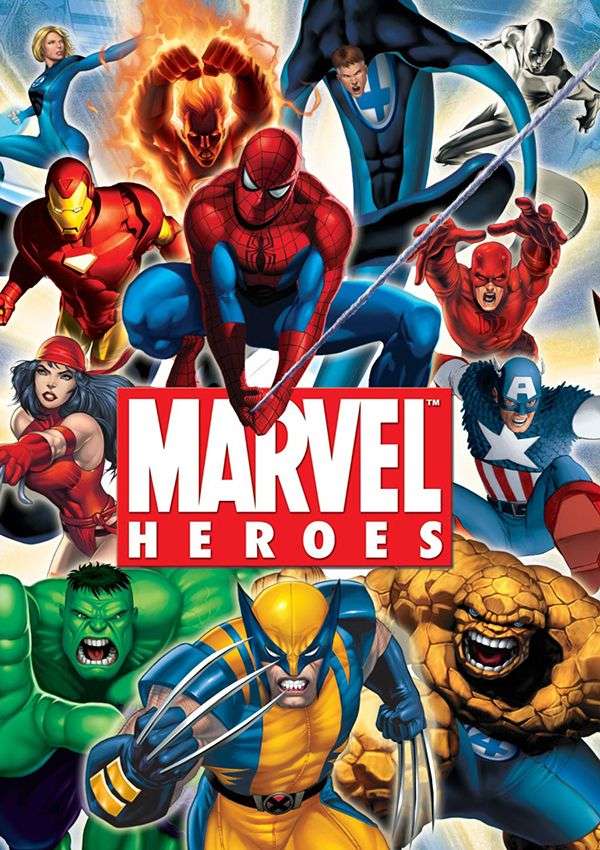 Marvel Heroes puzzle online from photo