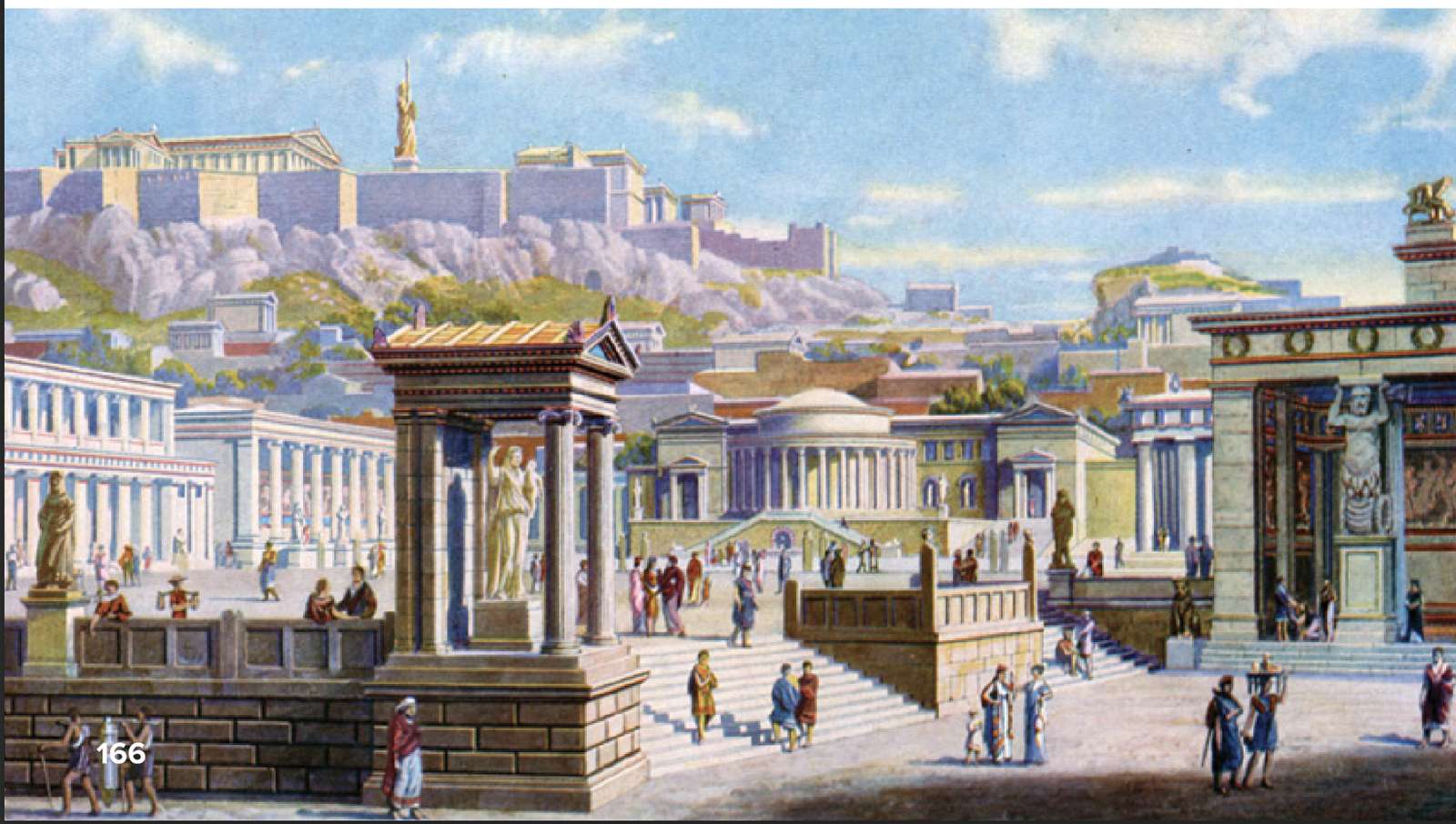Rome in the anicent past puzzle online from photo