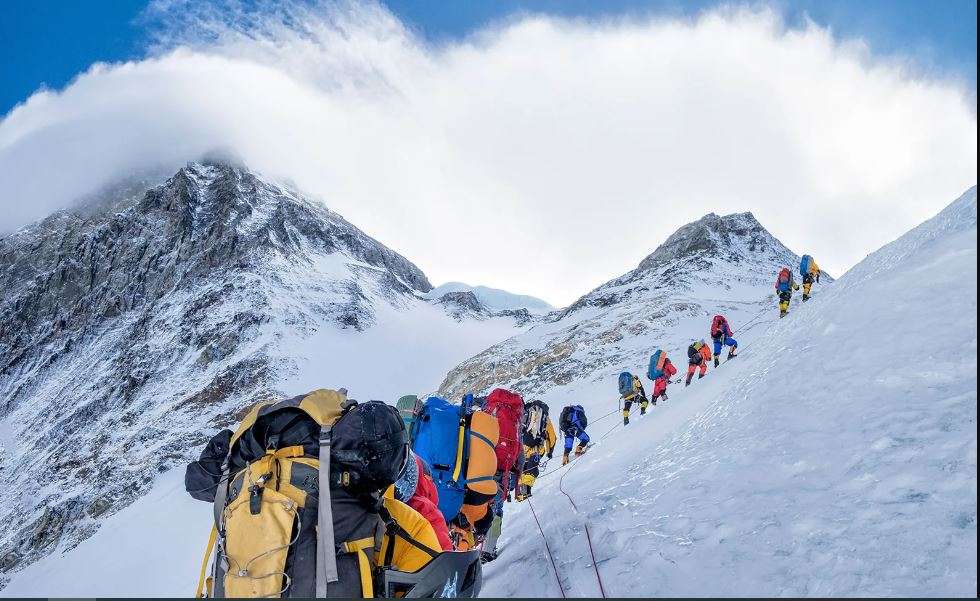 Zdravíme z Mt. Everestu! online puzzle