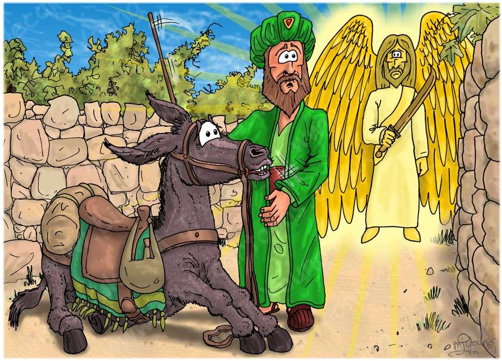Balaam saved by a donkey online puzzle