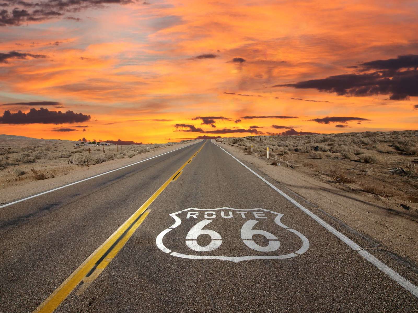 Route 66 online puzzle