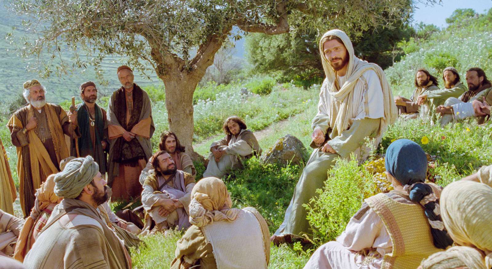 Jézus és a tanítványok puzzle online fotóról
