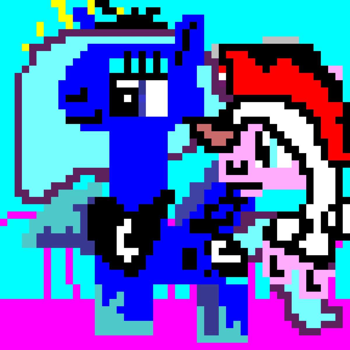 MLP: Nightmare moon and pinkie pie online puzzle